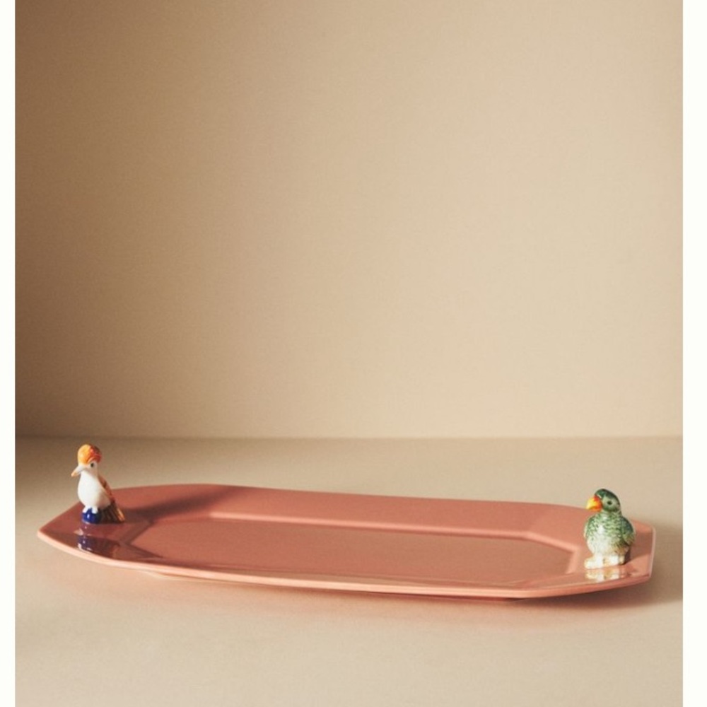 Anthropologie Loro Bird Platter NWT